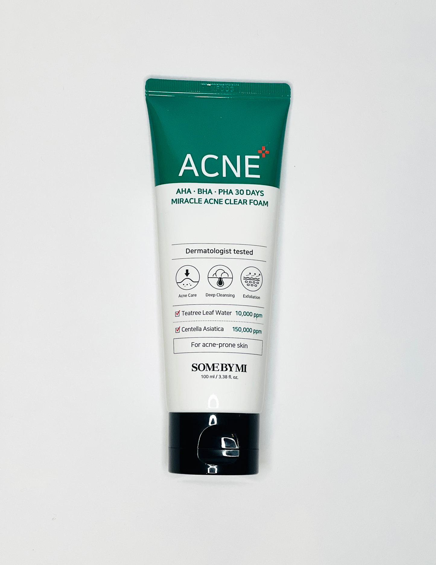 AHA, BHA, PHA 30 days miracle acne clear foam cleanser. Great for all skin type.